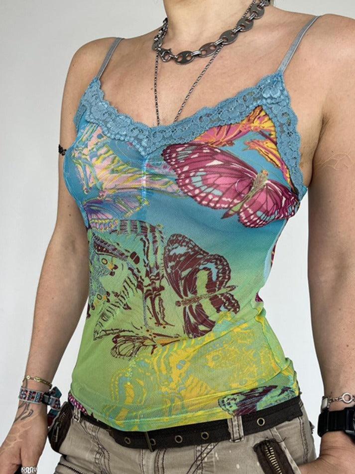 Sfumato Butterfly Color Cami Top