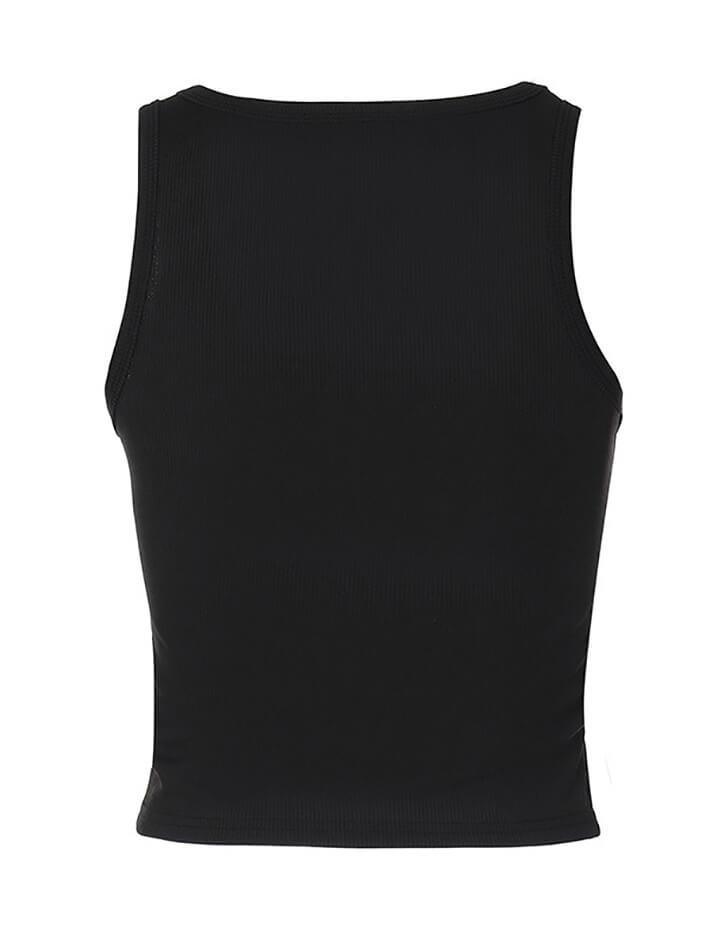 U Neck Rhinestone Tank Top - AnotherChill