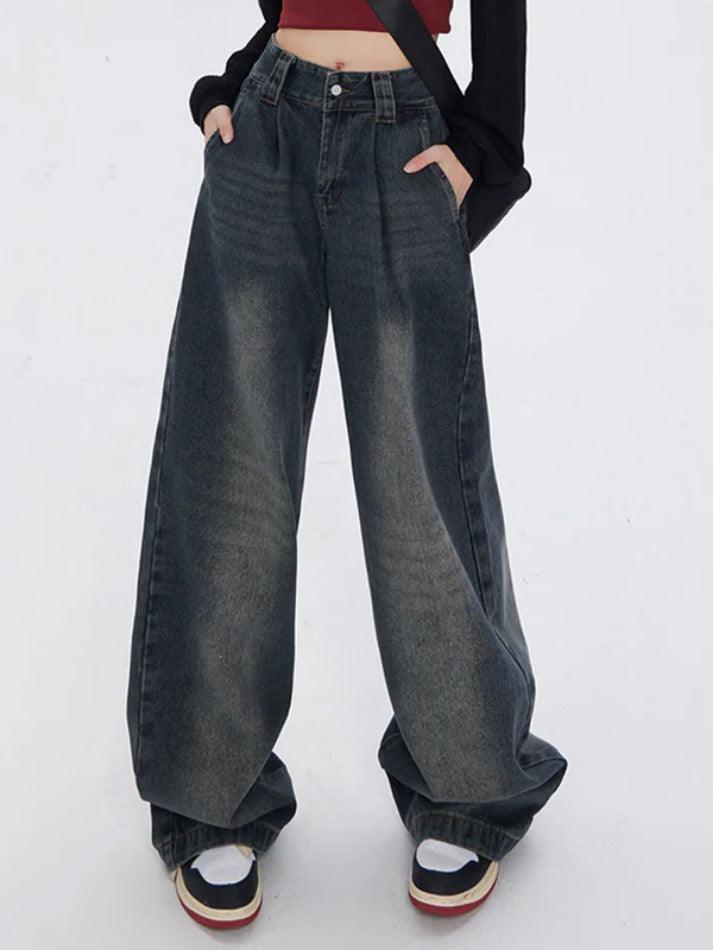 Vintage Wash High Rise Boyfriend Jeans - AnotherChill