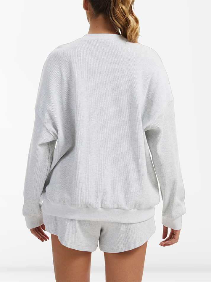 Oversized Waffle Knit Lounge Set