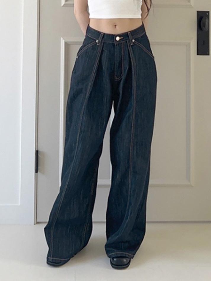 Vintage Loose Fit Wide Leg Jeans