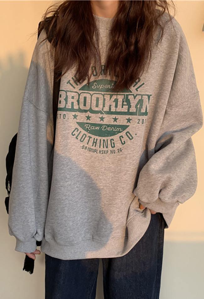 Brooklyn Graphic Crew Sweatshirt AnotherChill