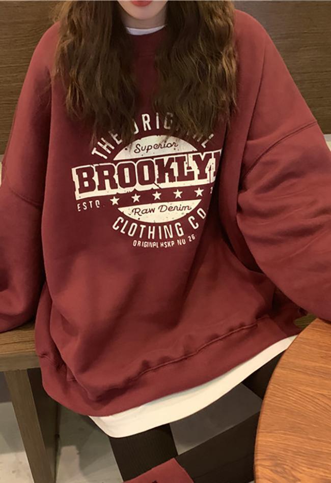 Brooklyn Graphic Crew Sweatshirt AnotherChill