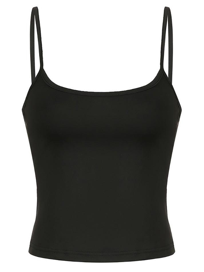 Basic Square Neck Slim Cami Top - AnotherChill