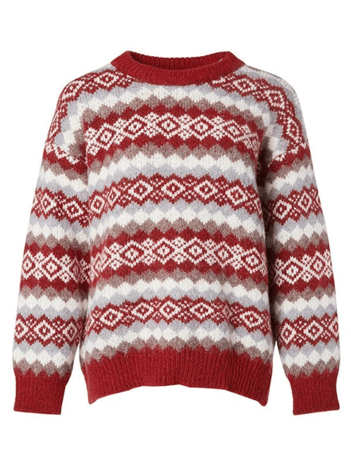 Christmas Jacquard Knit Sweater - AnotherChill