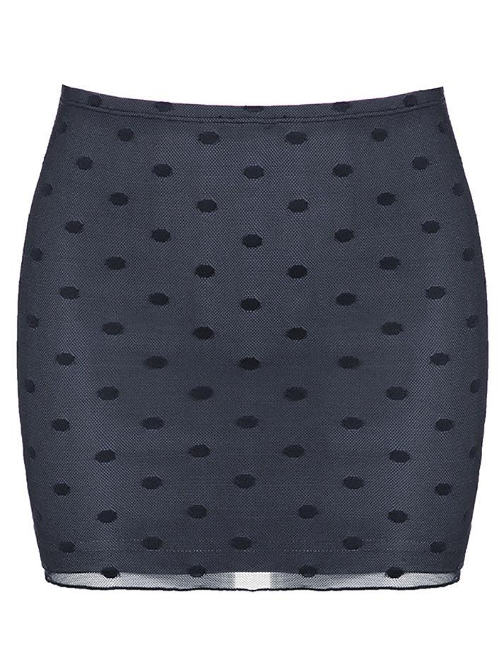 Polka Dot Mesh Skirt - AnotherChill