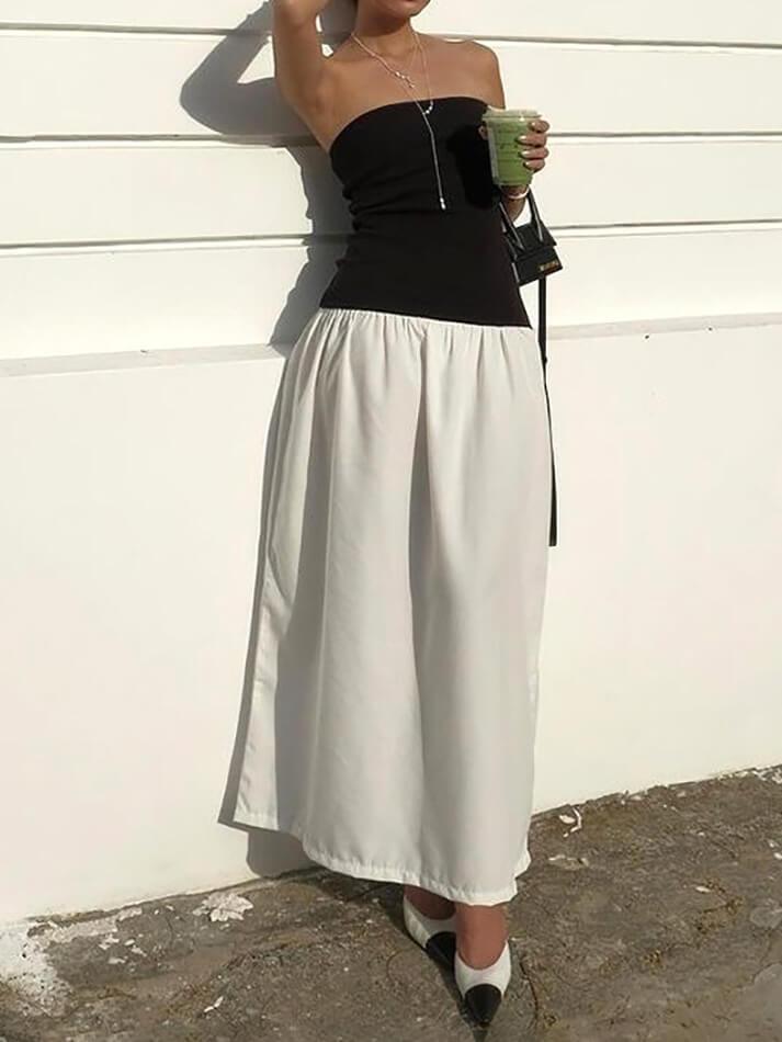 Sleeveless Pleated Long Dress - AnotherChill