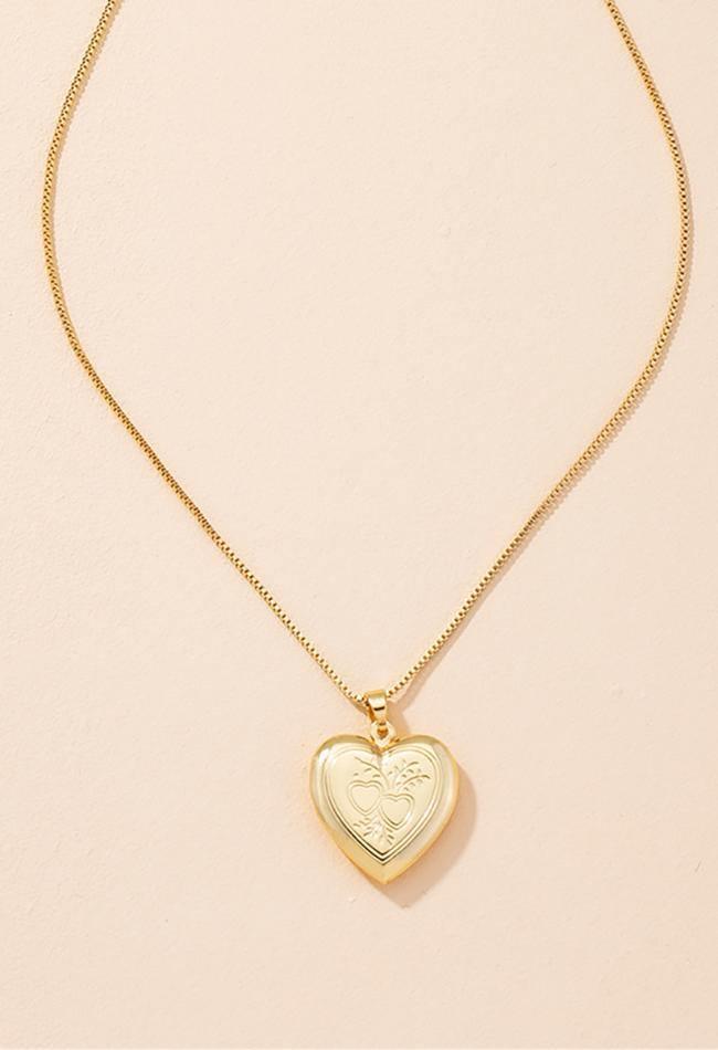 Heart-shaped Pendant Necklace - AnotherChill