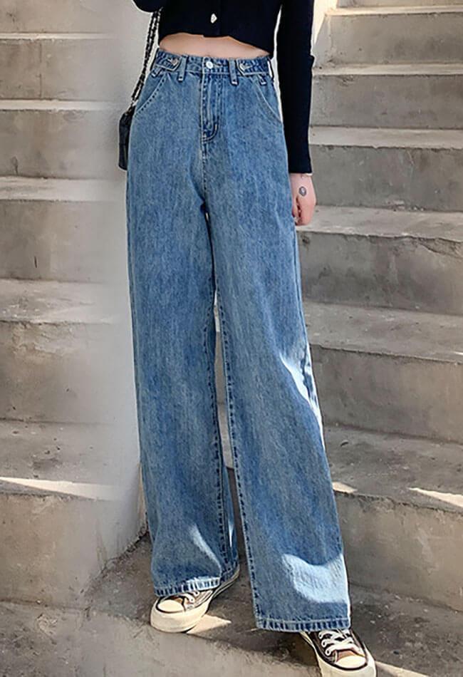 High Waist Baggy Boyfriend Jeans AnotherChill