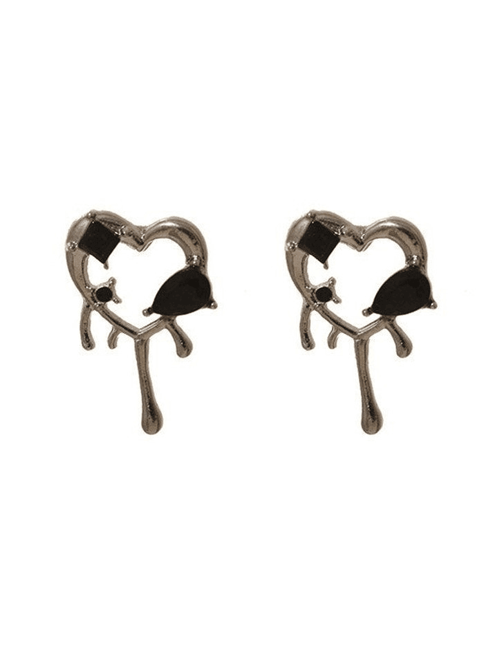 Hollow Out Heart Pattern Earring - AnotherChill