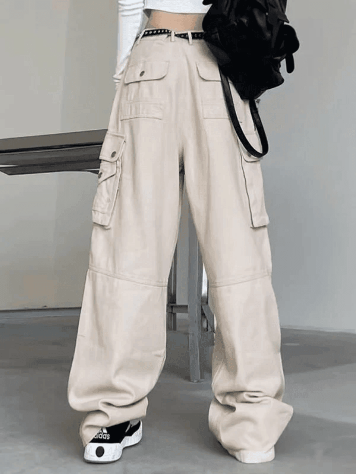 Patch Pocket Punk Cargo Pants - AnotherChill