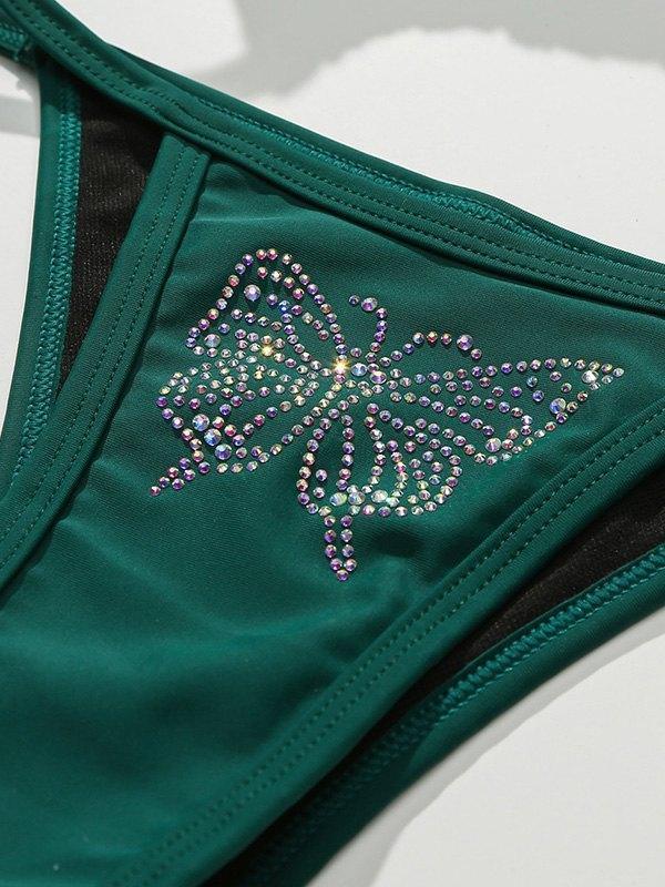 Rhinestone Butterfly Bikini Set - AnotherChill