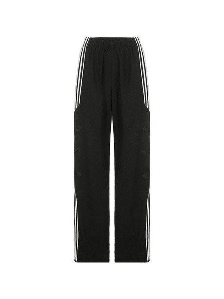 Side Stripe Casual Baggy Pants - AnotherChill