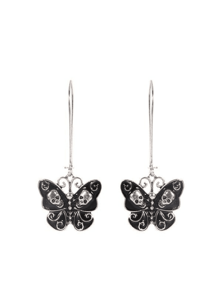 Skull Butterfly Earrings - AnotherChill