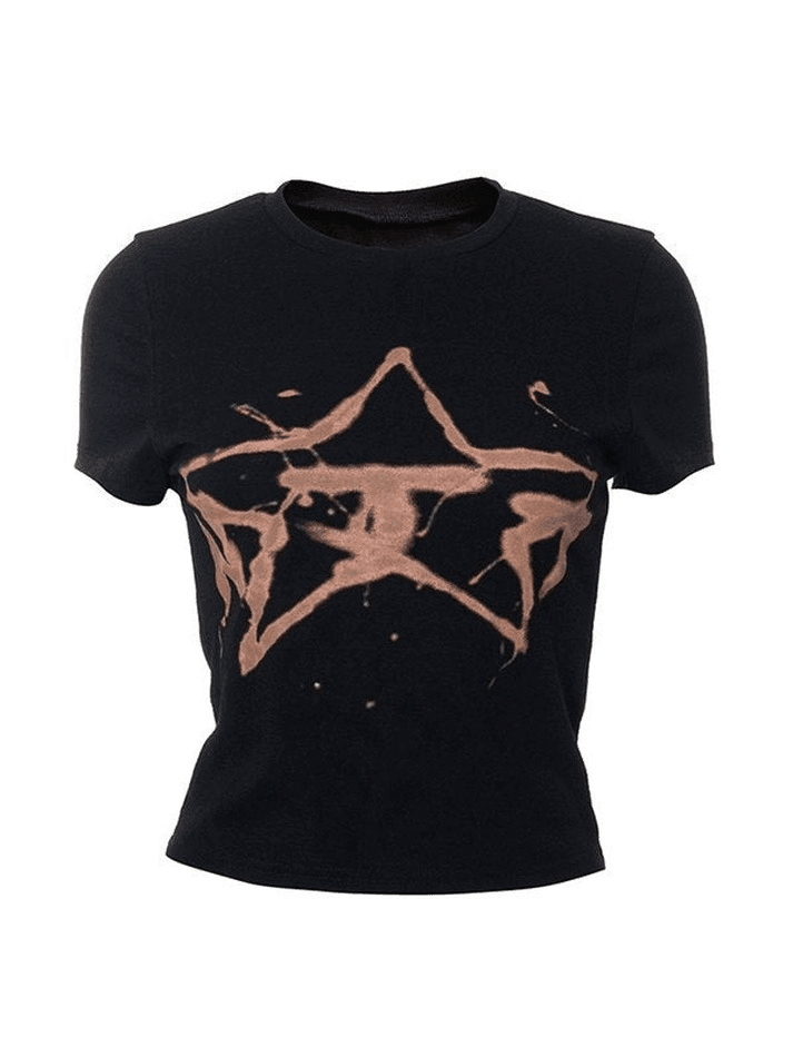 Splash Star Print Baby Tee - AnotherChill