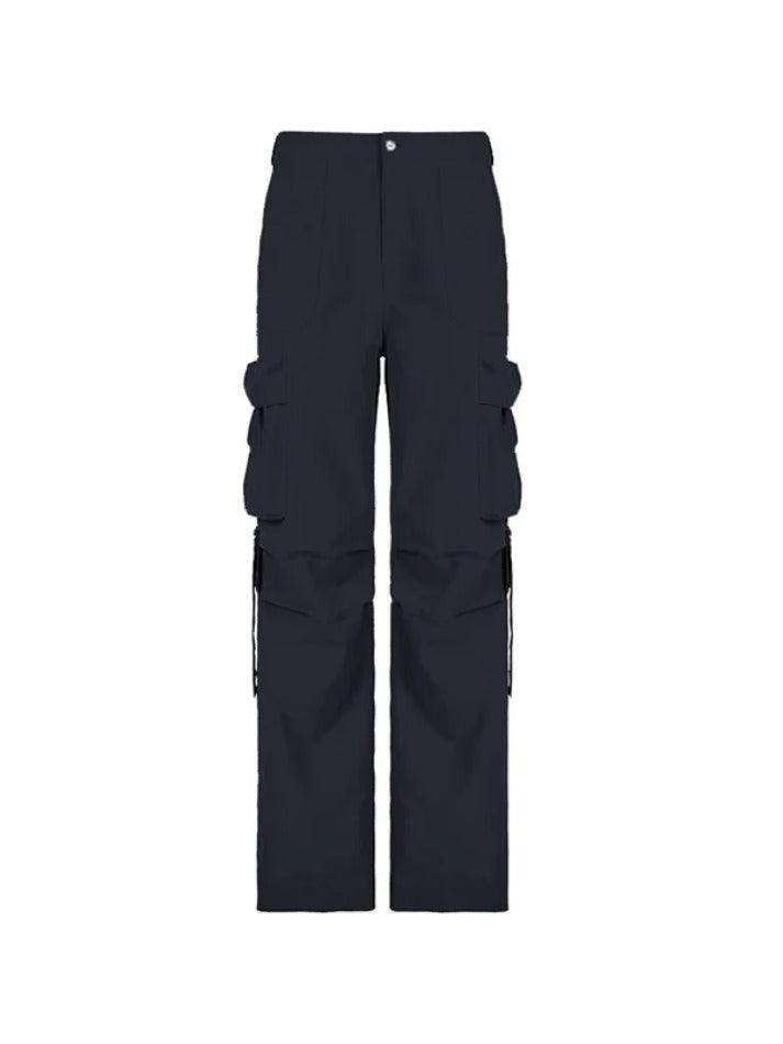 Low Rise Side Zip Up Cargo Pants - AnotherChill