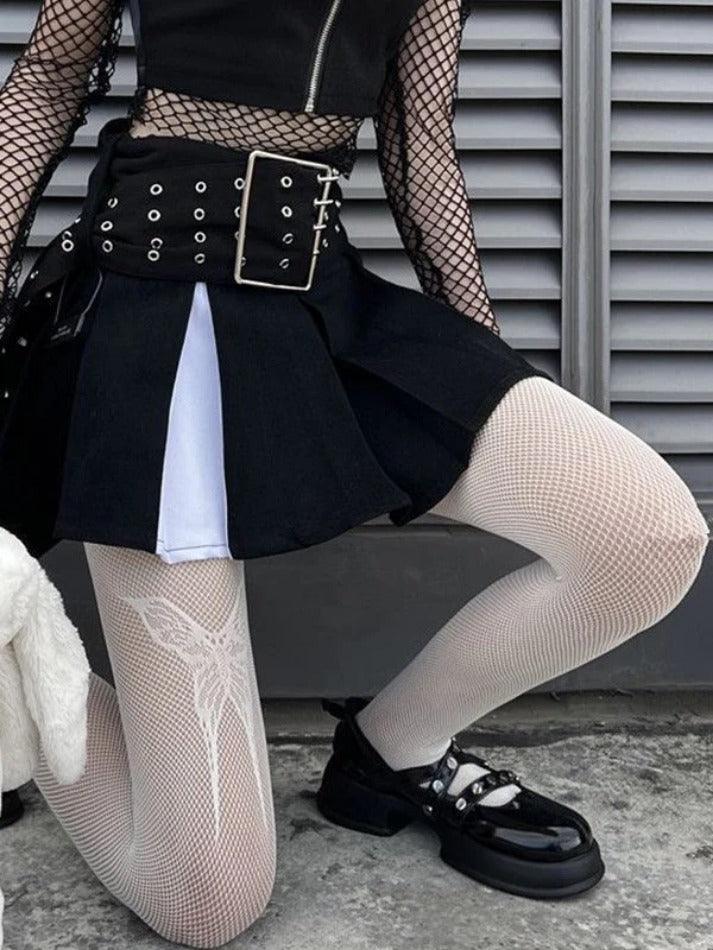 Y2K Butterfly Fishnet Tights - AnotherChill